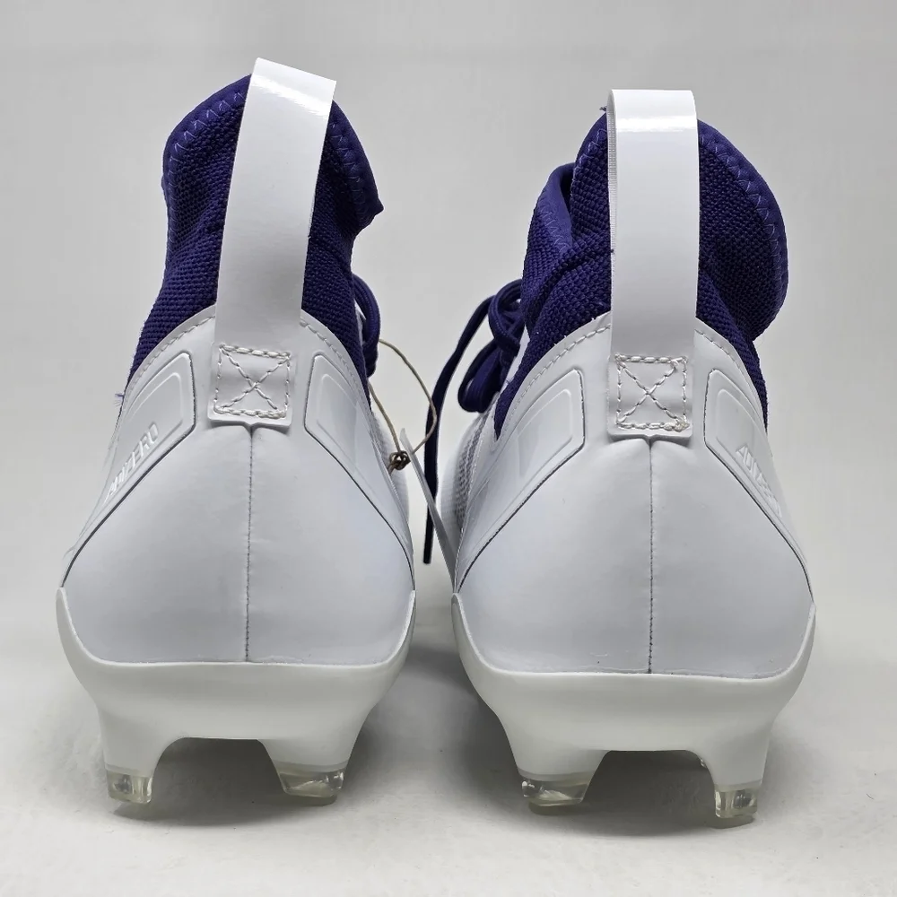 adidas adizero Impact Football Cleats Team Purple White IF2480 Men’s Size 16 New